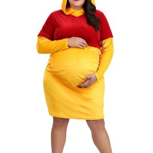 Plus Size Disney Winnie the Pooh Maternity Women's Costume
