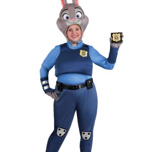 Plus Size Disney Zootopia Judy Hopps Costume for Women