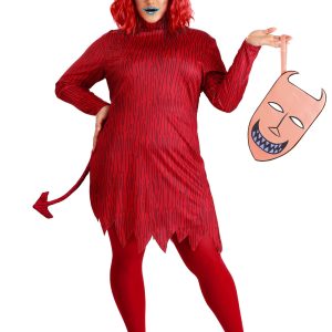 Plus Size Nightmare Before Christmas Lock Costume for Women