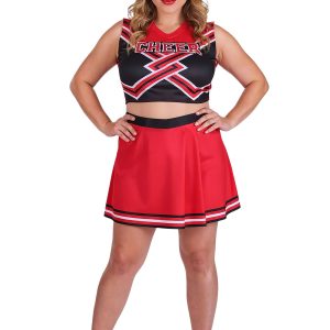 Plus Size Red Cheerleader Costume for Women