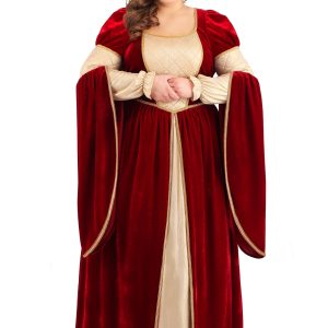 Plus Size Regal Renaissance Queen Costume for Women