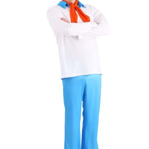 Plus Size Retro Scooby Doo Fred Costume for Men