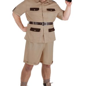 Plus Size Safari Explorer Men's Costume