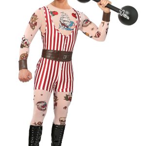 Plus Size Vintage Strongman Costume for Men