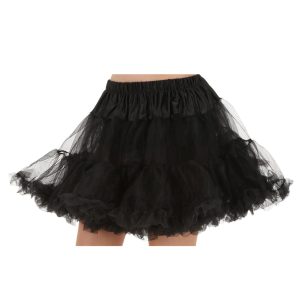 Plus Size Women's Black Costume Petticoat
