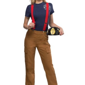 Plus Size Women's Fire Captain Costume