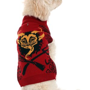 Red Krampus Holiday Sweater for Pets
