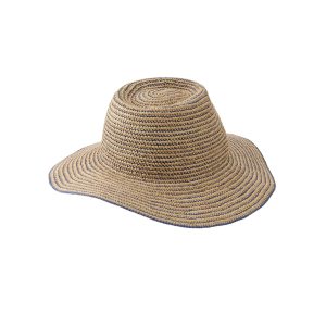 Steevie Raffia Stripe Fedora