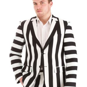 Striped Beetlejuice Blazer for Men