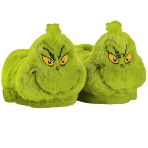 The Grinch 3D Character Slippers for Adults