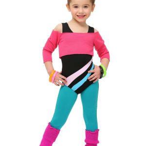 Toddler 80's Workout Girl Costume