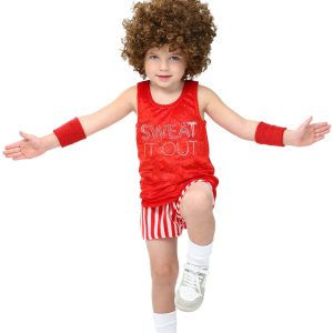 Toddler Richard Simmons Star Costume