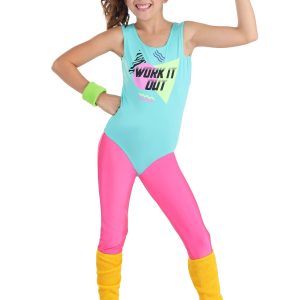 Totally 80s Girl's Workout Costume