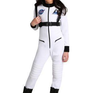 White Astronaut Costume for Girls