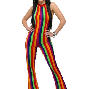 Women's 70's Disco Jumpsuit Costume