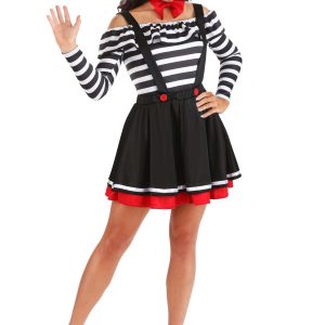 Women's Mirthful Mime Costume Dress