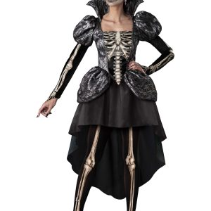 Women's Skeleton Queen Costume