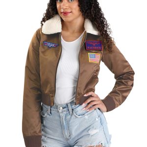 Women's Top Gun Bomber Jacket Costume