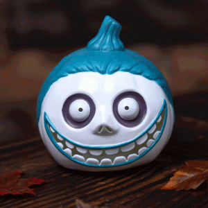6-Inch Light Up Nightmare Before Christmas Barrel Pumpkin Prop
