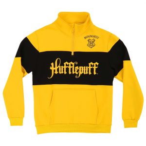 Adult Cakeworthy Hufflepuff 1/4 Zip Sweater