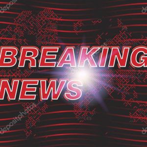 Breaking News with world map.
