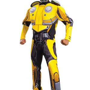Bumblebee Movie Adult Bumblebee Muscle Costume