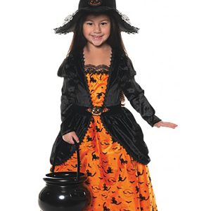 Girl's Pumpkin Witch Costume