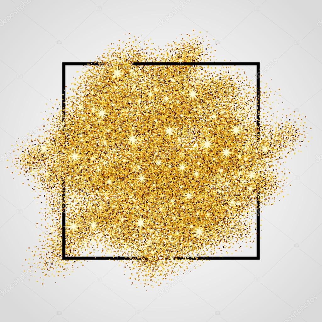 Gold glitter background sparkles