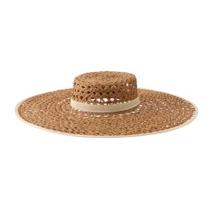 Kavya Raffia Lace Boater
