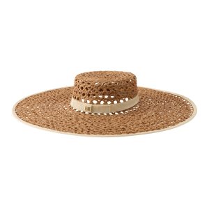 Kavya Raffia Lace Boater