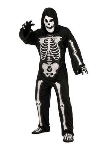 Men's 3-D Skeleton Costume
