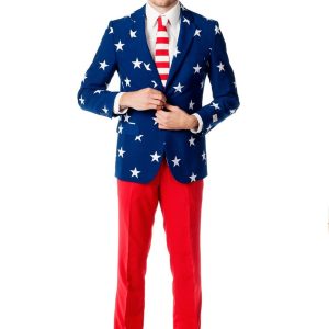 Men's OppoSuits Stars and Stripes Costume Suit