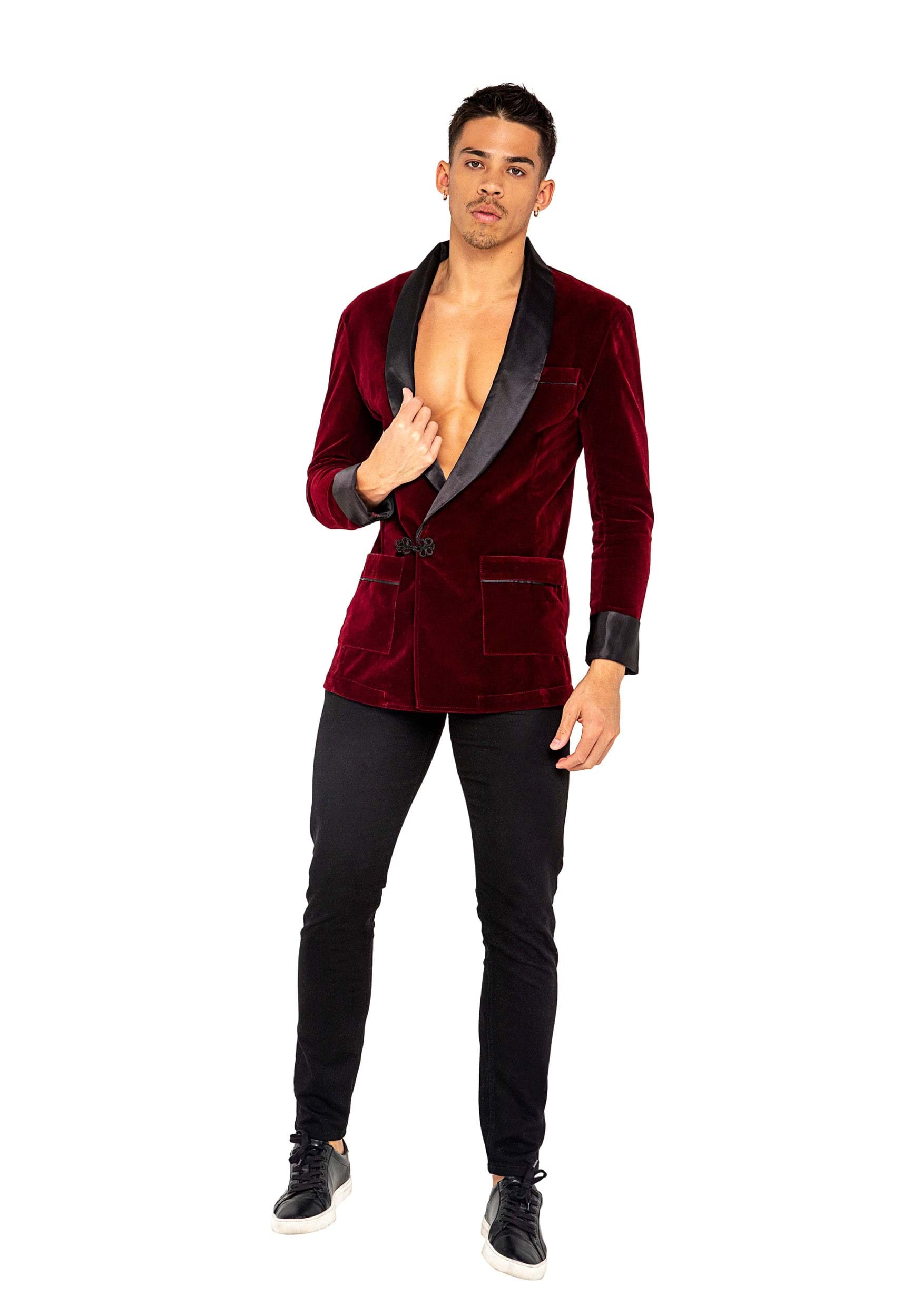 Men's Playboy Smoking Jacket Costume