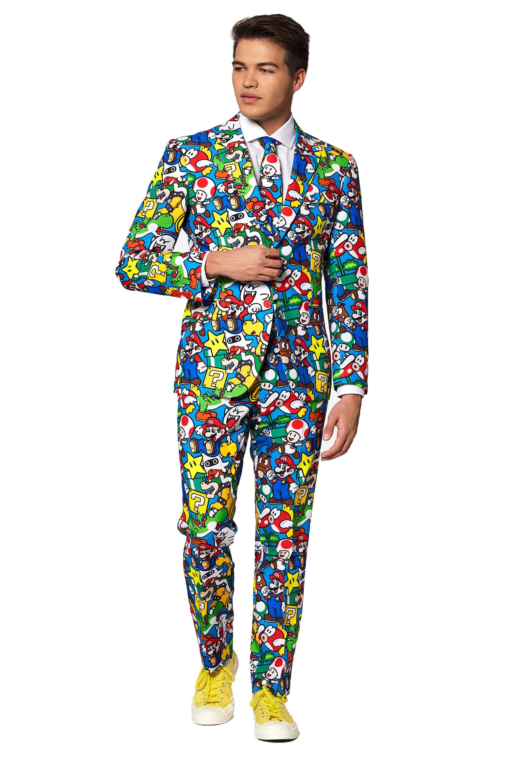 Opposuit Men's Super Mario Suit