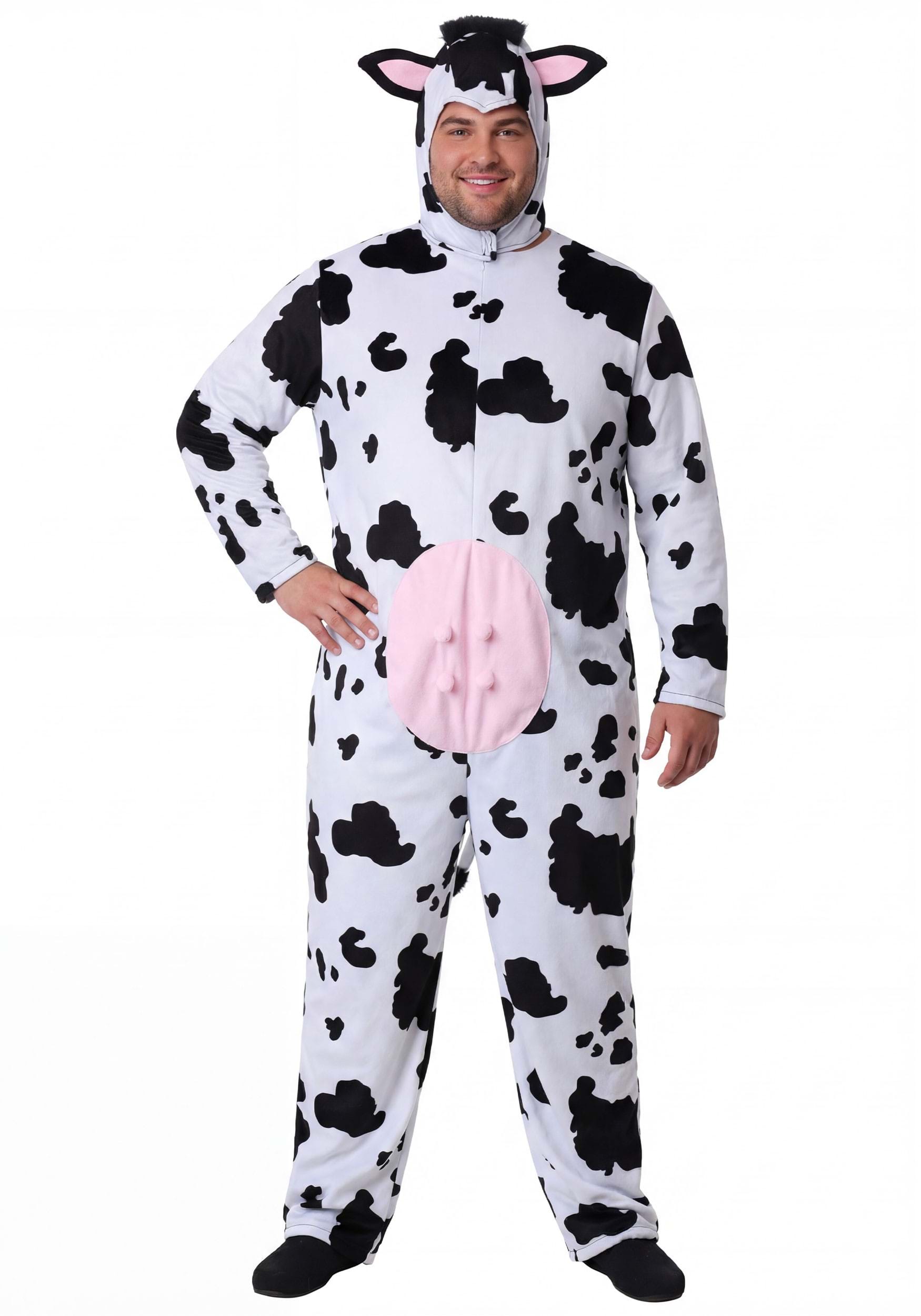 Plus Size Adult Cow Costume