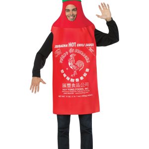 Sriracha Bottle Adult Tunic Costume