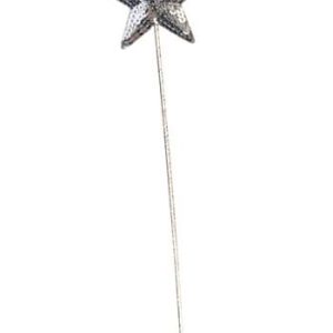 16-Inch Sequin Silver Star Wand Accessory