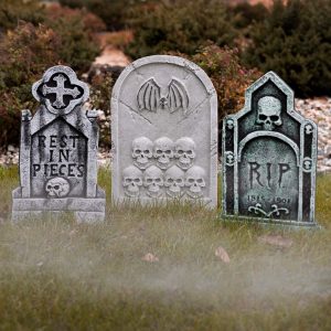 3 Piece 20-Inch Gothic Tombstone Set
