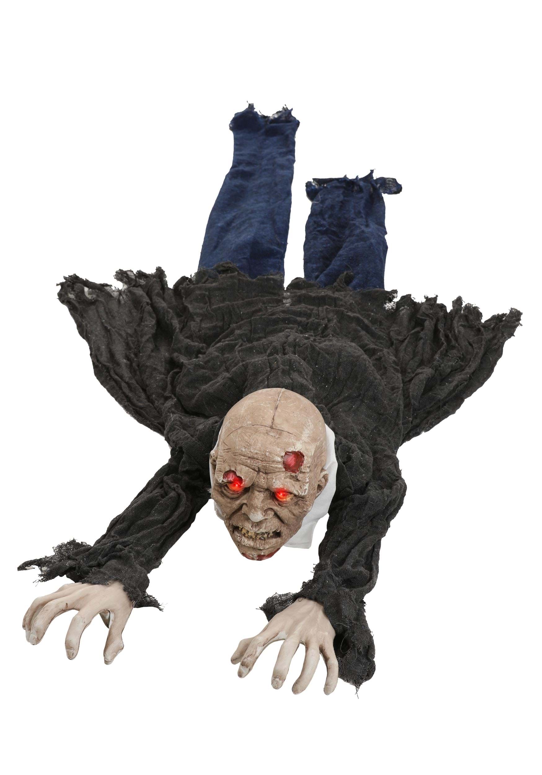 65-Inch Animated Crawling Zombie Decoration