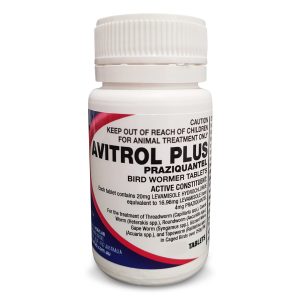 Avitrol Plus Wormer Tablets For Birds 100 Tablets