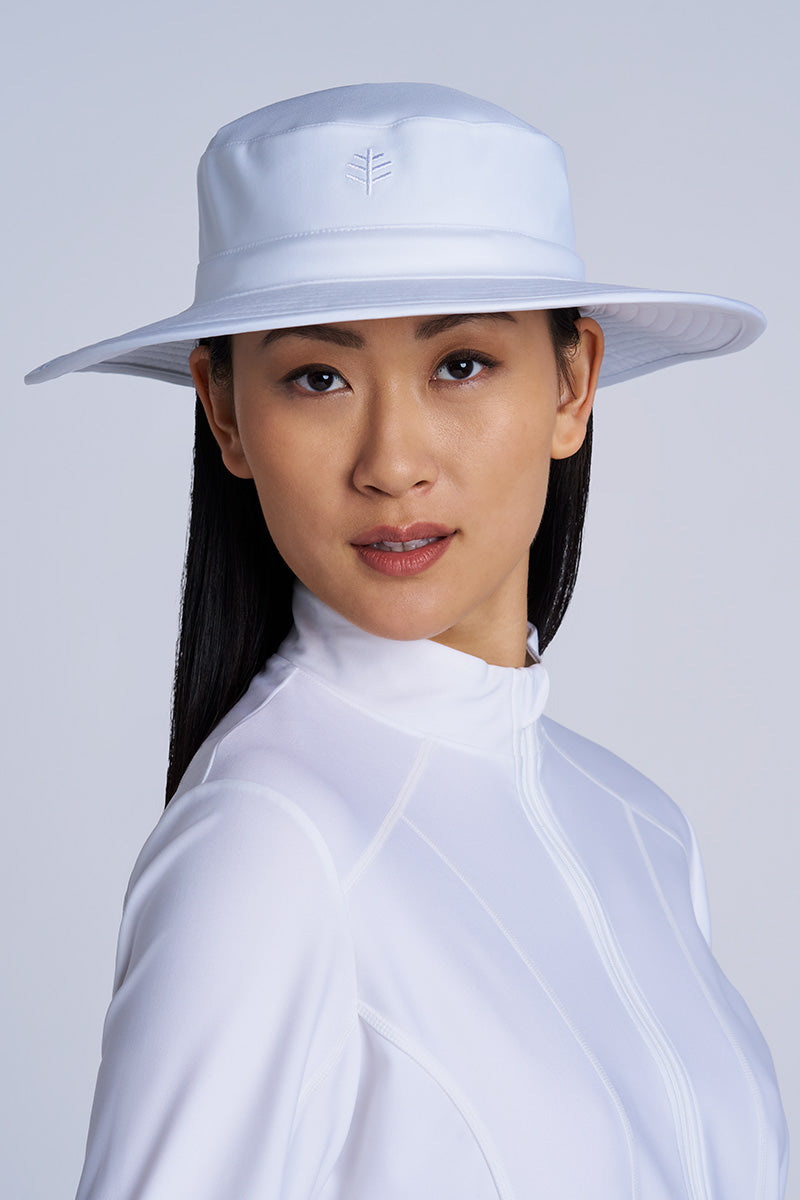 Brighton Chlorine Resistant Pool Hat | White