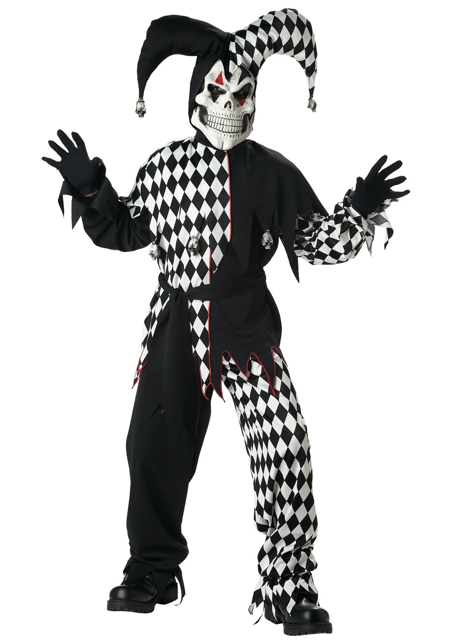 Kid's Dark Jester Costume
