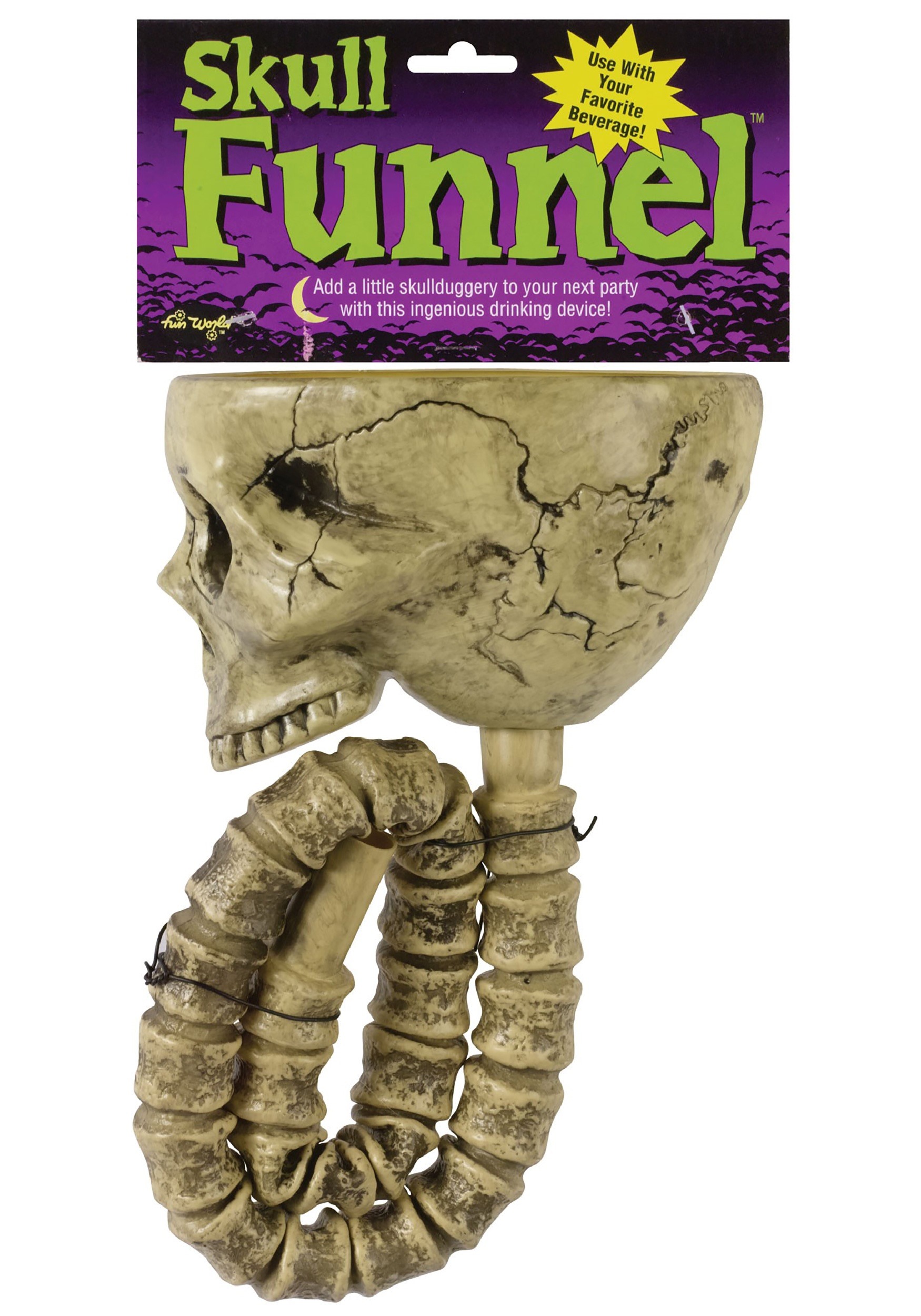 Skull Beverage Funnel Party Prop