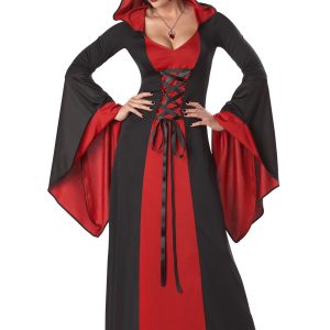 Women's Plus Size Deluxe Hooded Robe Costume