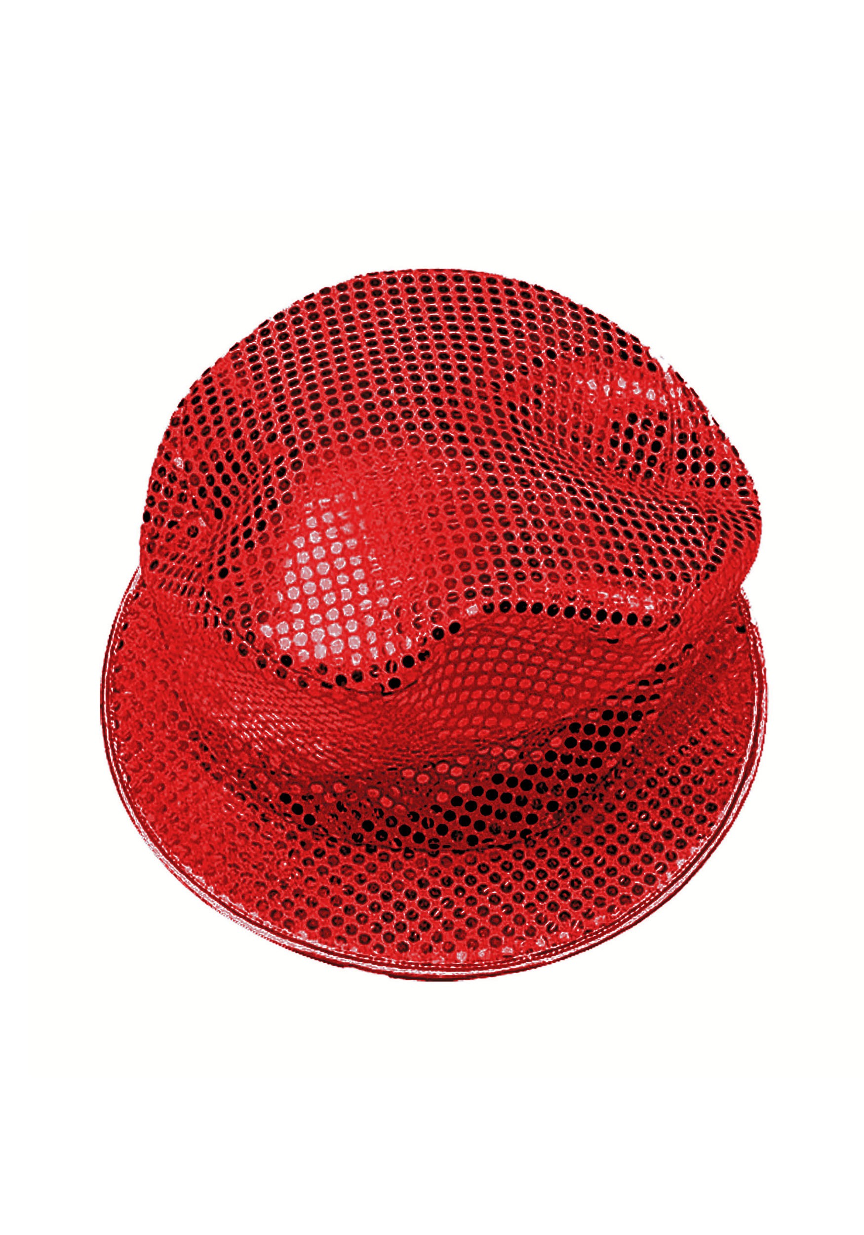 11-Inch Adult Red Sequin Top Hat Accessory