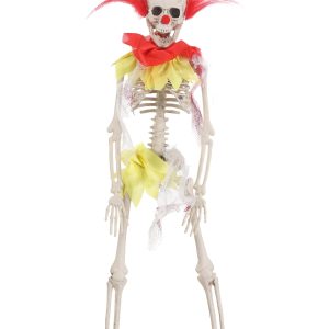 16-Inch Skeleton Clown Decoration