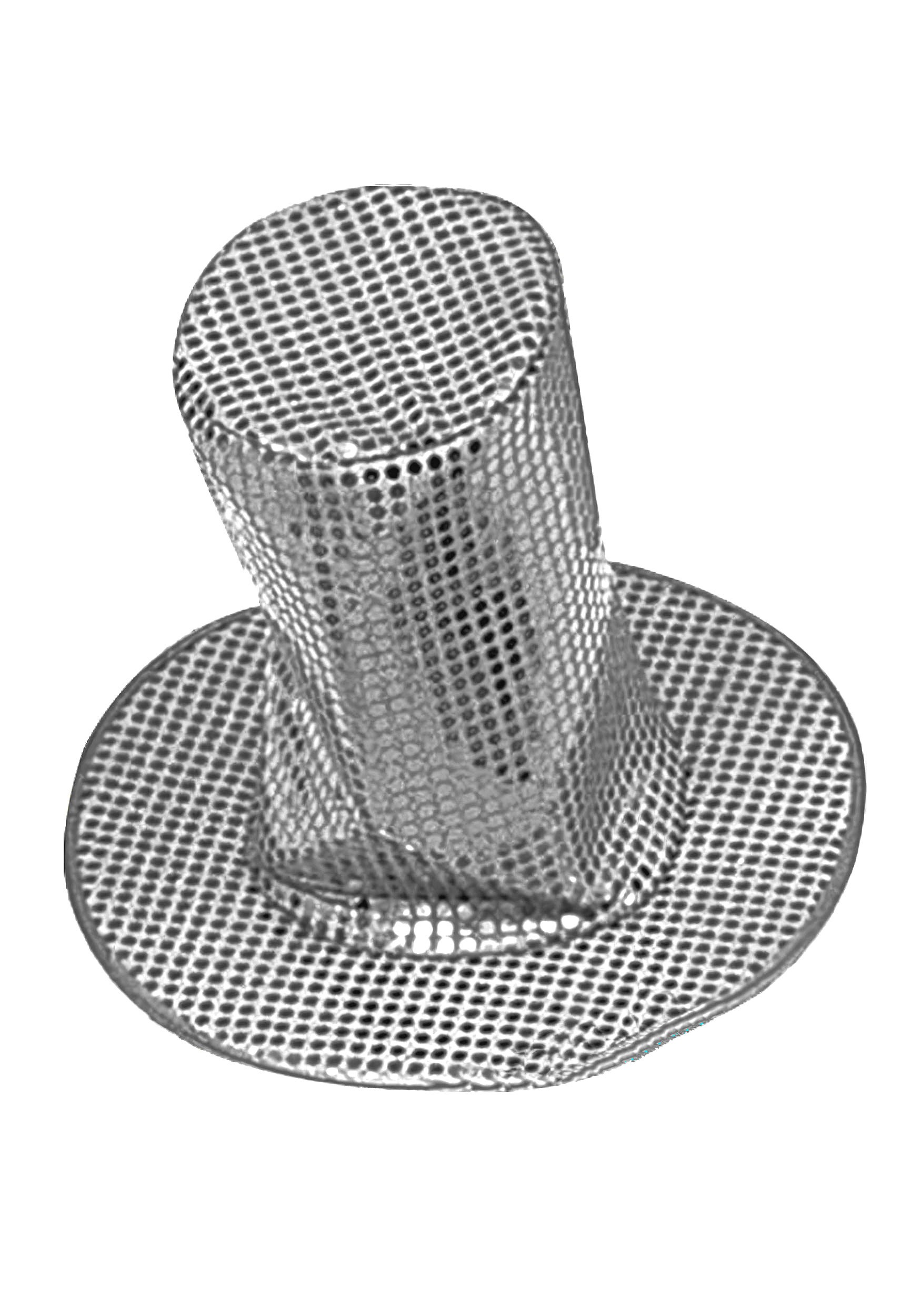 8-Inch Adult Silver Sequin Disco Hat Accessory