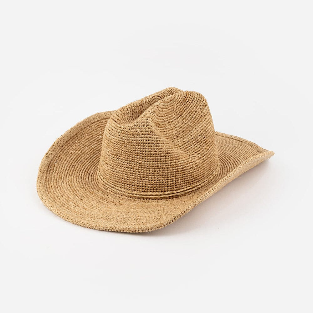 Ames Packable Straw Cowboy Hat