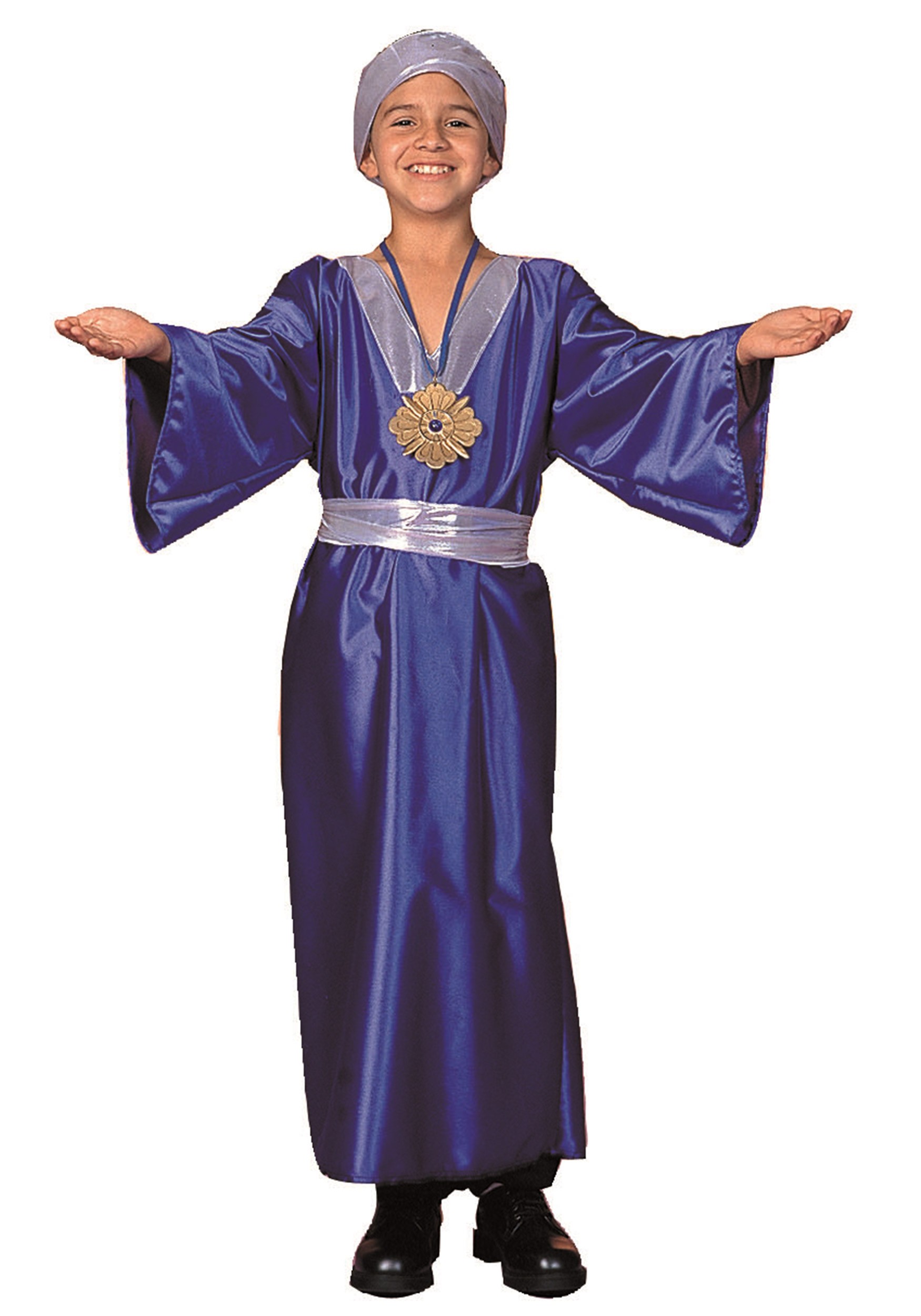 Boy's Blue Wiseman Robe Costume