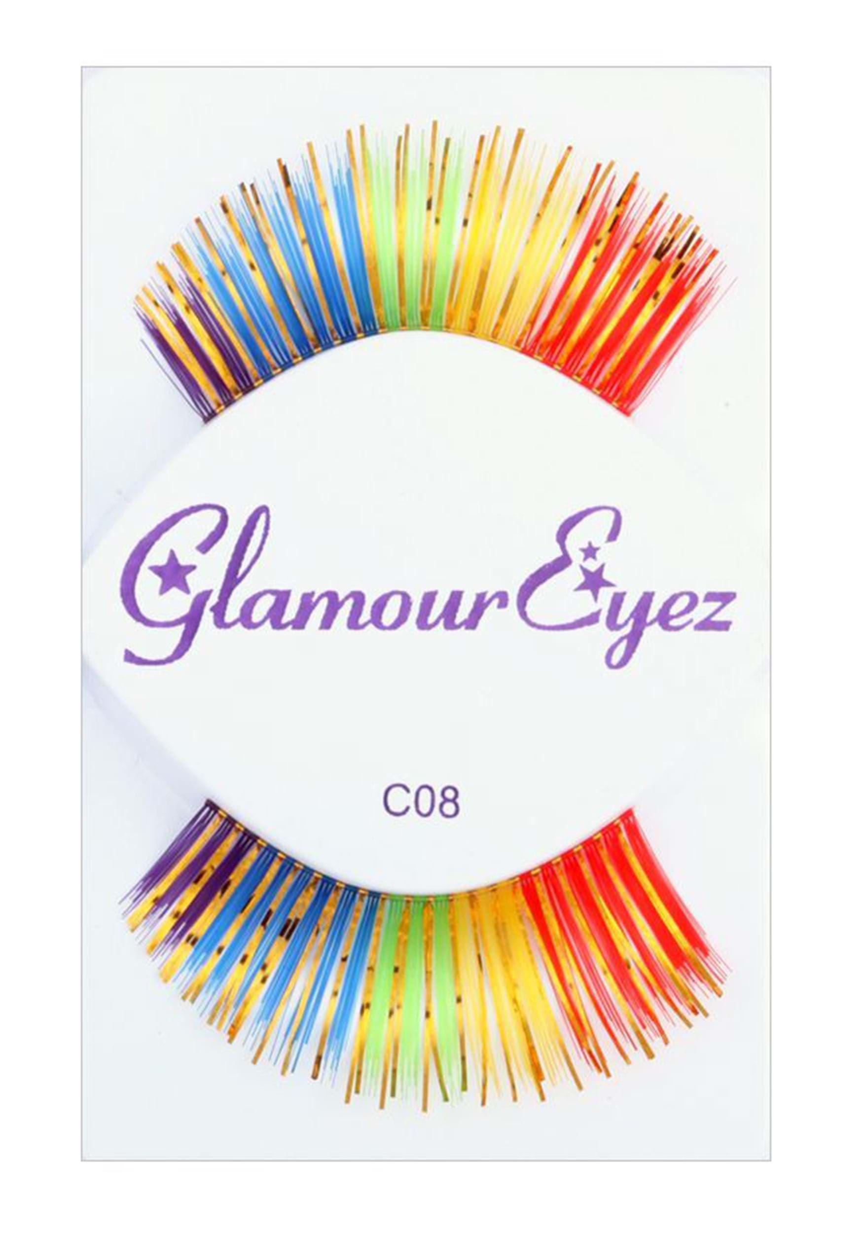 Glamour False Rainbow Eyelashes